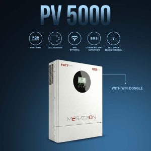HKT Megatron PV 5000 Dual 4KW Solar Inverter