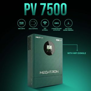 HKT Megatron PV 7500 Dual 6.2KW Solar Inverter