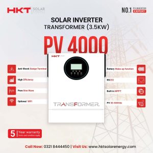 HKT Transformer PV 4000 3.5KW Pure Sine Wave Solar Inverter